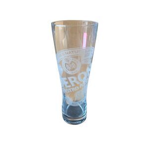 Pre Owned Peroni Nastro Azzurro Birra Superiore Etched Beer Glass Pilsner Style